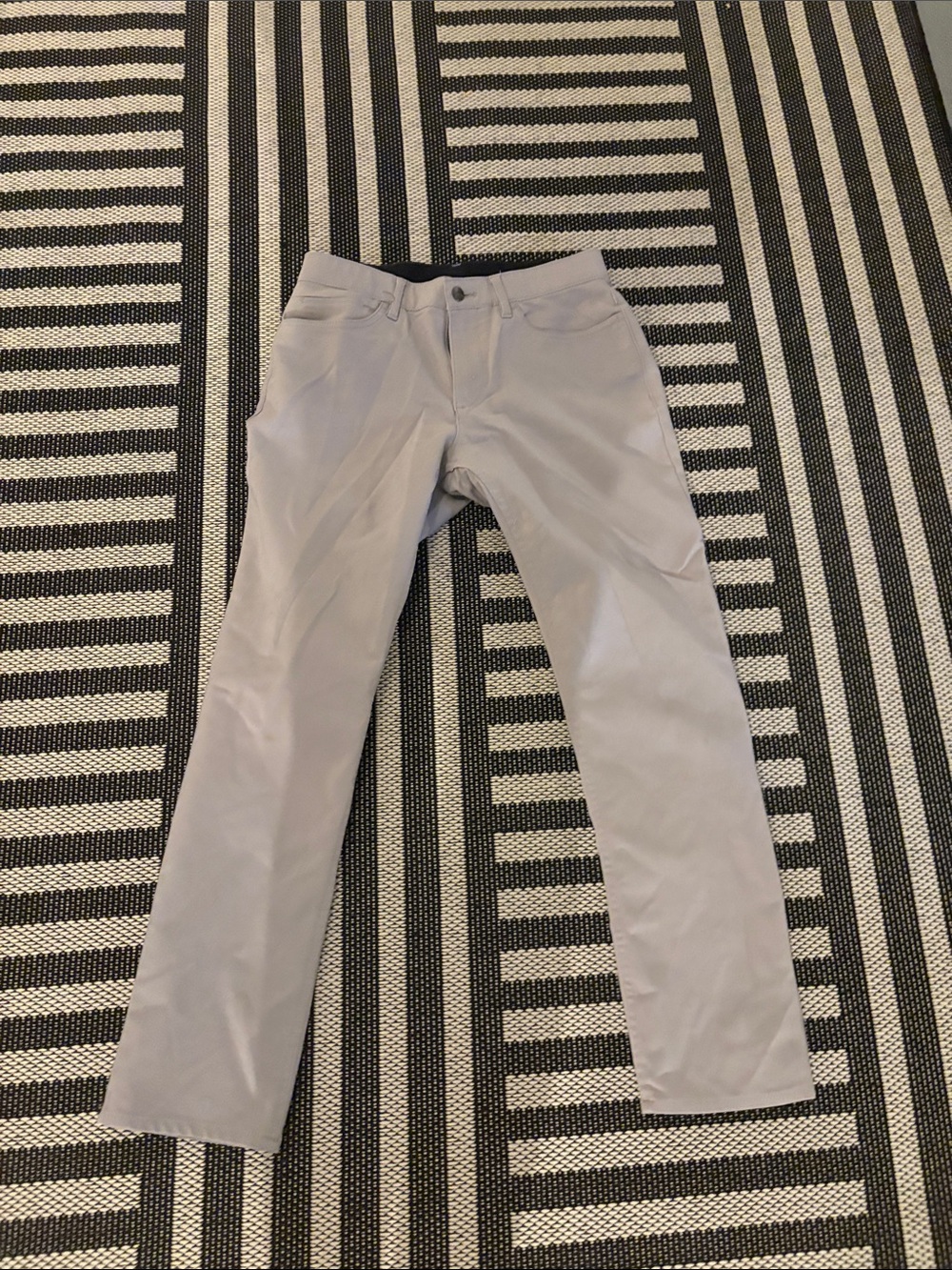 Calvin Klein Light Gray Men's Chinos - Straight Fit